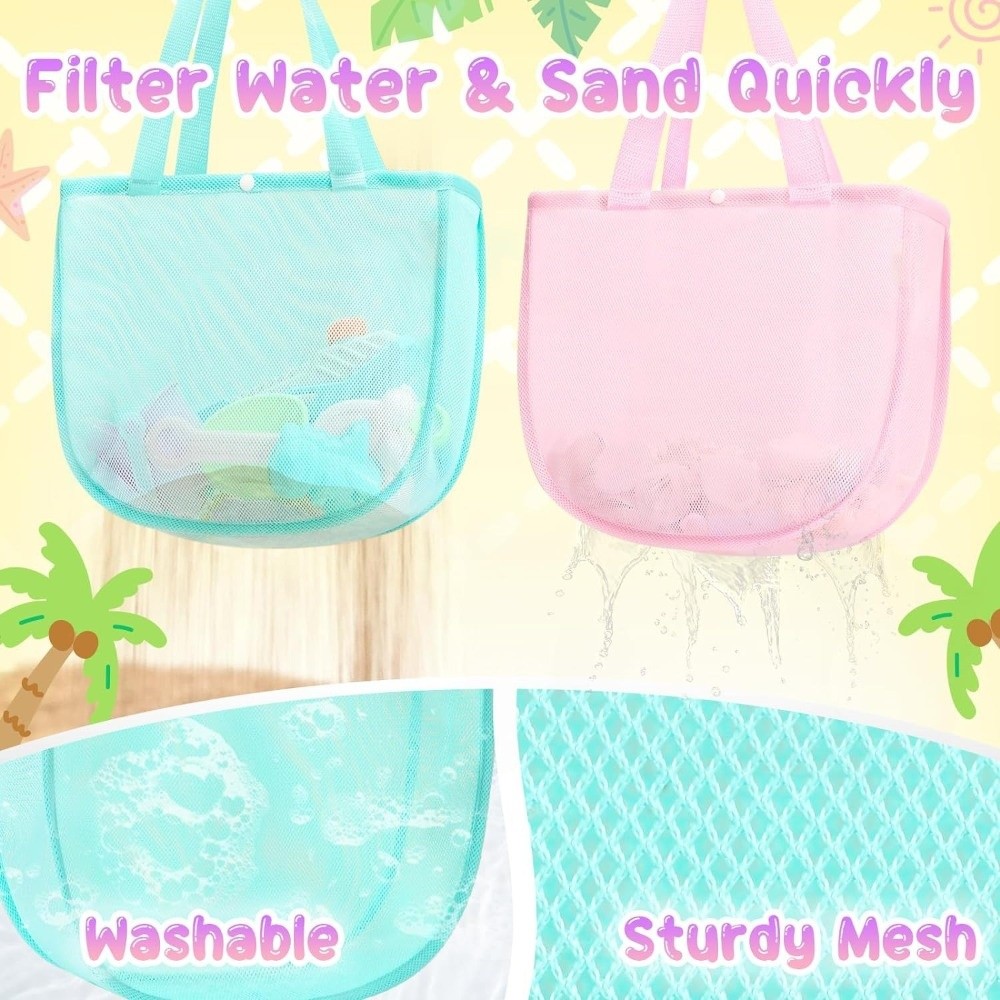 Tote Bag Beach - حقيبة شاطئية خفيفة الوزن من دوبامين،