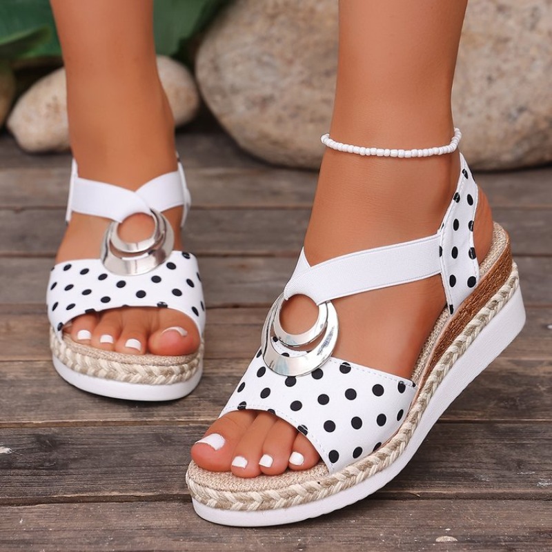صنادل نسائية بكعب ويدج مفتوحة  - مراجعة Wedge Espadrille Women وسعره