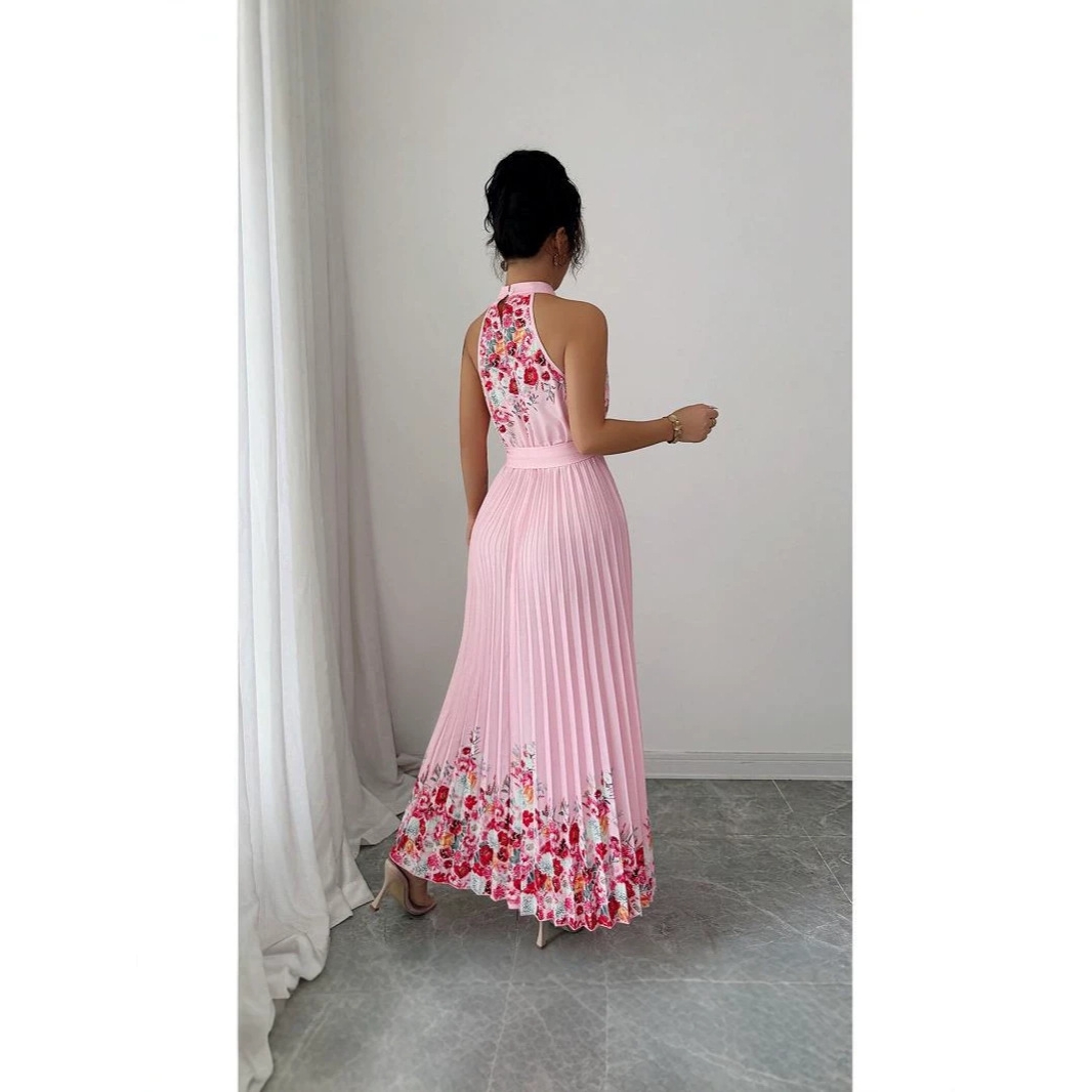 فستان طويل أنيق بطبعة زهور مع  - مراجعة Midi Skirt Floral وسعره