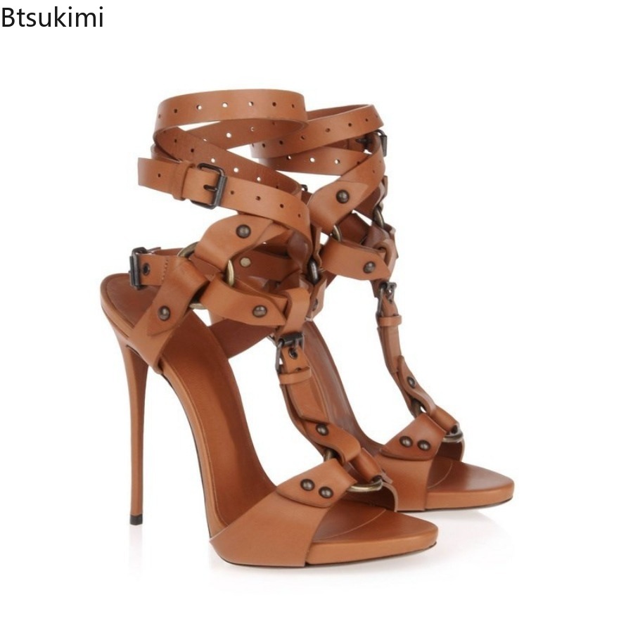 صنادل جلاديتور نسائية مثيرة بت - مراجعة Sandal Strappy Heeled وسعره