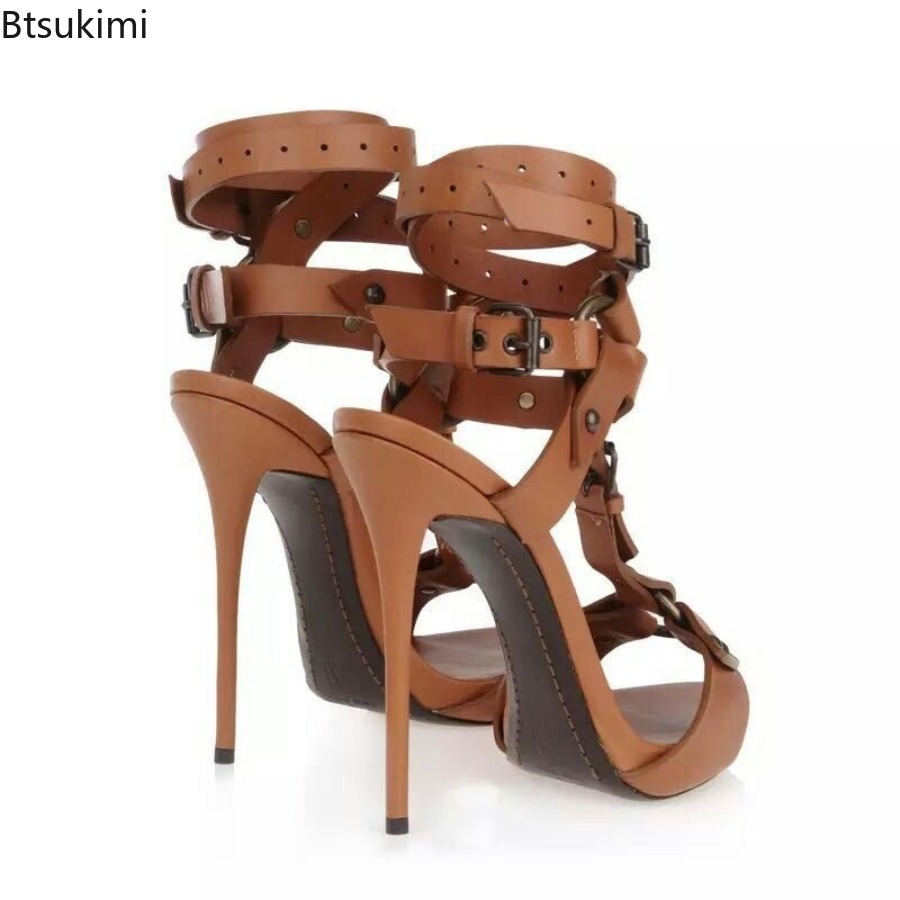 صنادل جلاديتور نسائية مثيرة بت - مراجعة Sandal Strappy Heeled وسعره