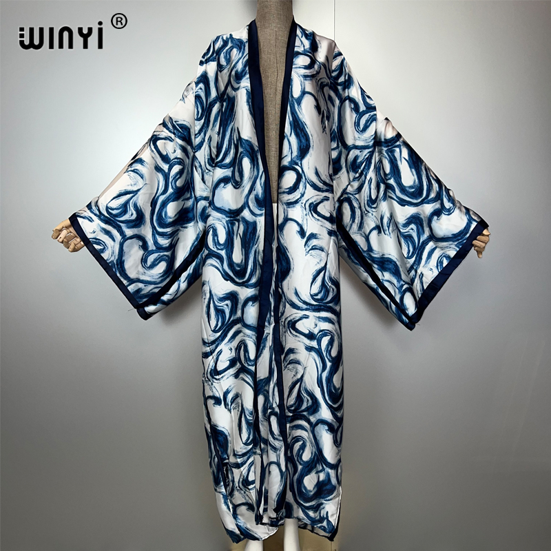 فستان سترة بوهيمي من WINYI ملا - مراجعة Cover Up Kaftan وسعره