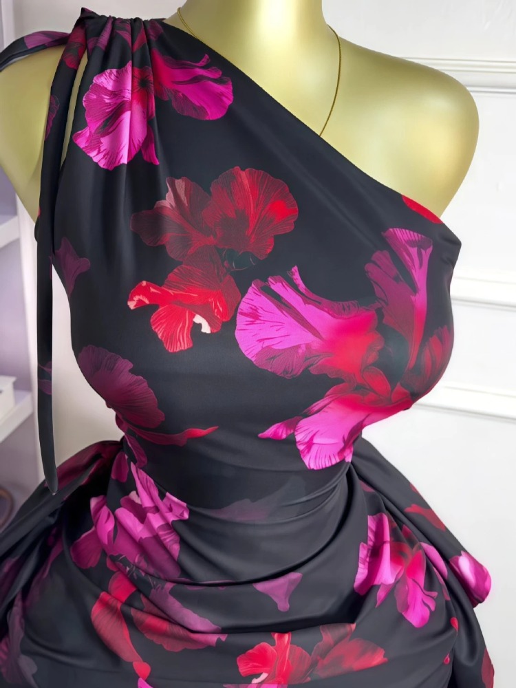المرأة الأزهار المطبوعة كتف وا - مراجعة Midi Skirt Floral وسعره