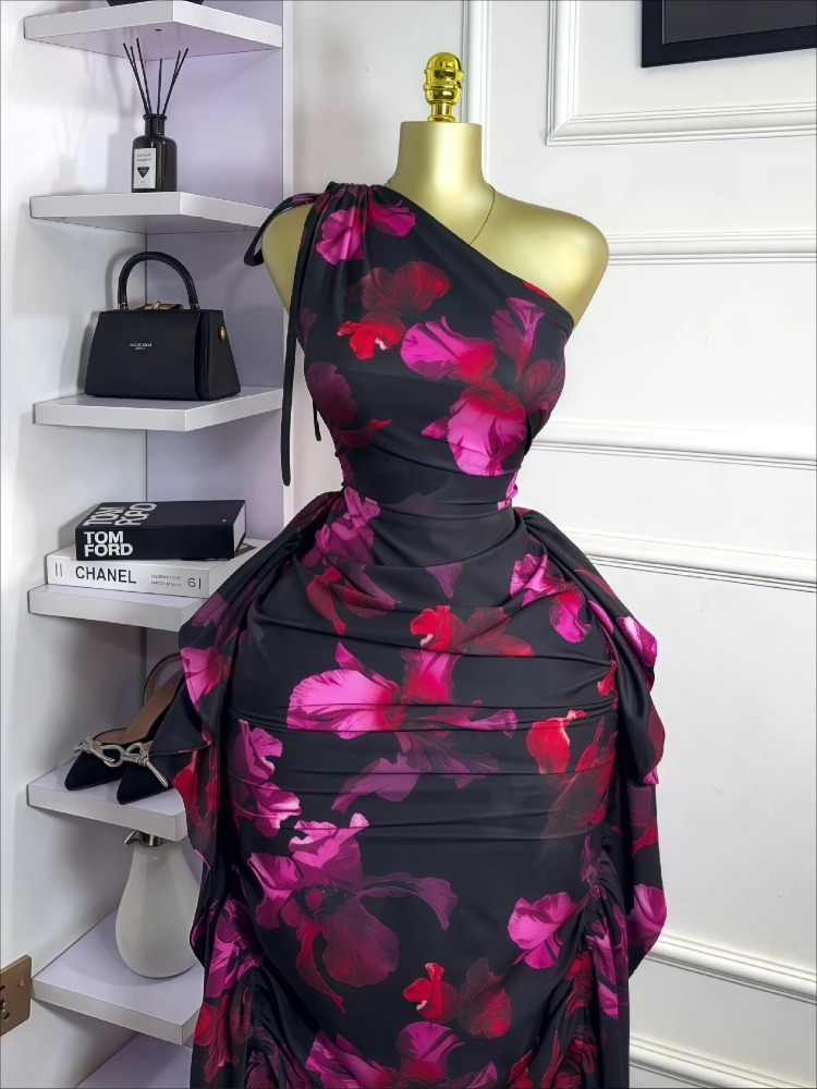 المرأة الأزهار المطبوعة كتف وا - مراجعة Midi Skirt Floral وسعره