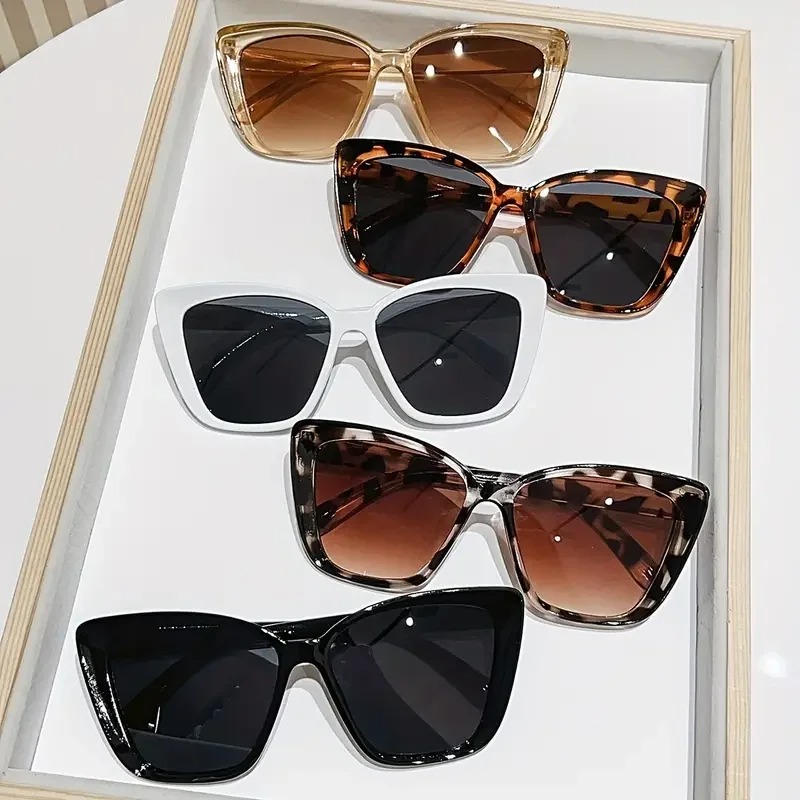 5 قطع من النظارات الشمسية النس - مراجعة Sunglasses Cat Eye وسعره